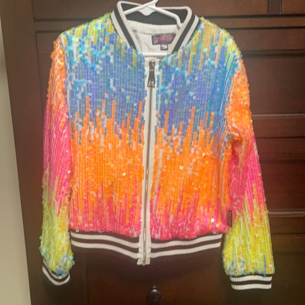 JoJo Siwa Rainbow Sequin Jacket